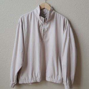 Eddie Bauer Golf half zip pullover light jacket L